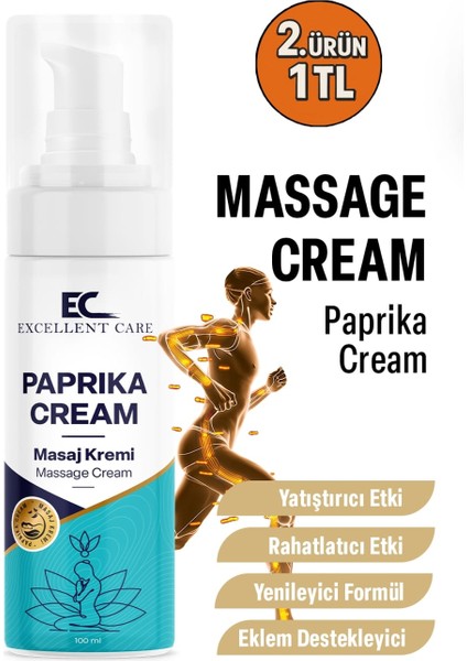 Paprika Krem (Aqrı ve Masaj Kremi ) At Kestanesi, Magnezyum Içerir.