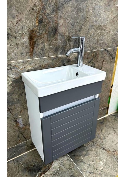 Beta Plus Antrasit Banyo Dolabı Alt Modül 45 cm indirimleri