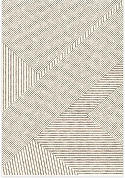 Dijital Kaymaz Yıkabilir Vizon Bej Modern Çizgili Salon Halısı Mutfak Halısı Yolluk DC-7343 fiyatları