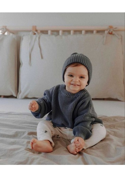 Extra Esnek Bisiklet Yaka Unisex Bebek & Çocuk Kazak (0-8 Yaş Arası Bedenler) fiyatları