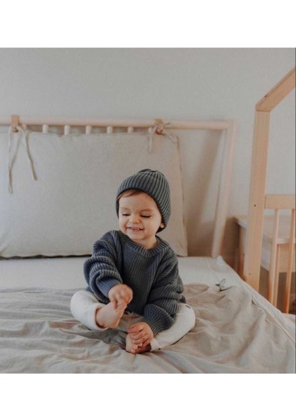 Extra Esnek Bisiklet Yaka Unisex Bebek & Çocuk Kazak (0-8 Yaş Arası Bedenler) modelleri