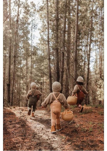 Extra Esnek Bisiklet Yaka Unisex Bebek & Çocuk Kazak (0-8 Yaş Arası Bedenler)