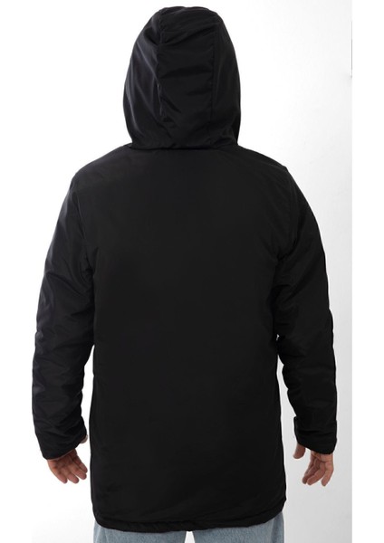 Spor Erkek Polarlı Kürklü Su ve Rüzgar Geçirmez Kapüşonlu Kışlık Mont & Kaban & Parka fırsatları