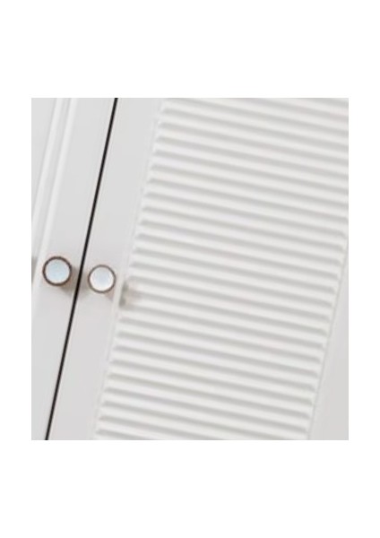 Evimşah Panjurlu 4 Kapaklı Membran Ceviz / Beyaz Dolap fırsatları