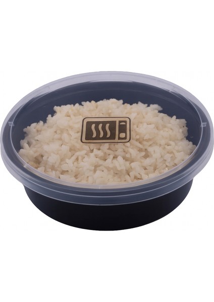 Plastik Meze Kabı Sızdırmaz Kapaklı 230ML Sıcak- Soğuk - 20 Adet