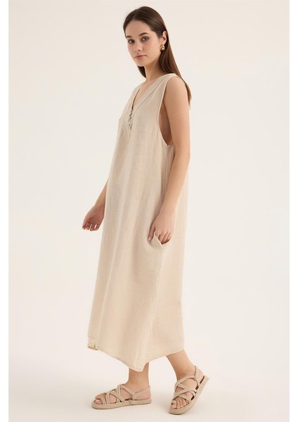 Keten Kolsuz Elbise fiyatları