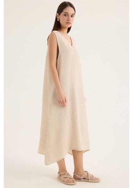 Keten Kolsuz Elbise modelleri