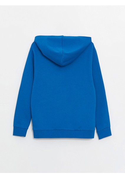 Lcw Kids Mavi Basic Uzun Kollu Erkek Çocuk Hoodie modelleri