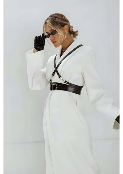 Şık Kadın Deri Kemer, Tarz Kadın Kemer, Elbise Üzeri Kemer - BRF1129 fiyatları