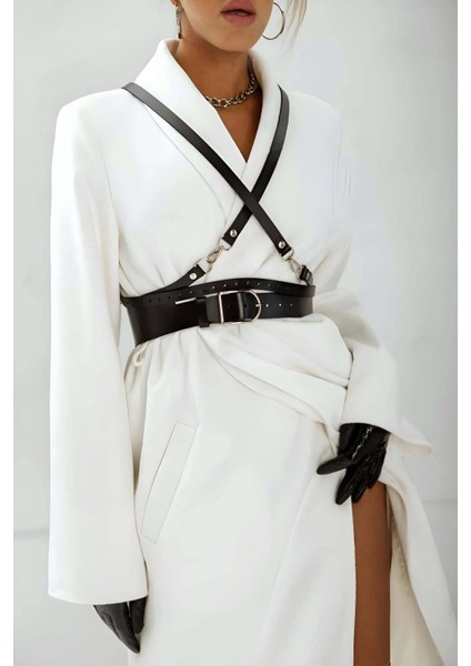 Şık Kadın Deri Kemer, Tarz Kadın Kemer, Elbise Üzeri Kemer - BRF1129 fırsatları