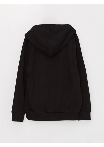 Lcw Kids Siyah Kapüşonlu Basic Uzun Kollu Erkek Çocuk Sweatshirt fiyatları