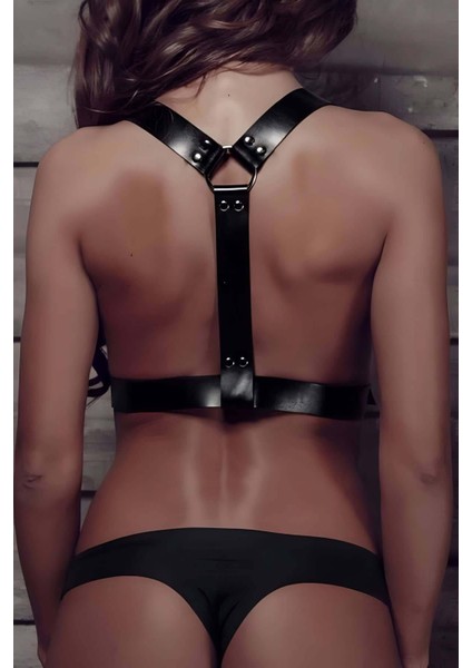 Deri Omuz Üzeri Kemer Şık Harness - BRF529 fiyatları