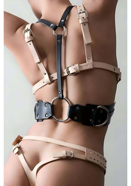 Omuzdan Askılı Deri Bel Harness, Askılı Bel Kemeri - BRF1148 fiyatları