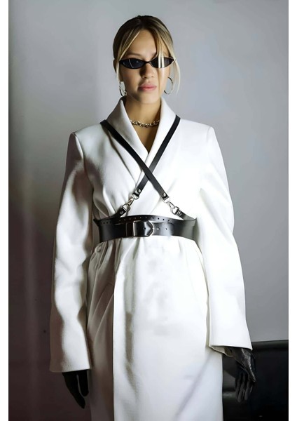 Şık Kadın Deri Kemer, Tarz Kadın Kemer, Elbise Üzeri Kemer - BRF1129 modelleri