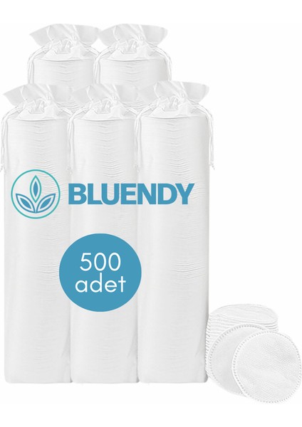 Yuvarlak Makyaj Temizleme Pamuğu -%100 Saf Premium Kalite Disk Pamuk, Fondöten ve Makyaj Çıkarma Pedi, Tüy Bırakmaz, Yumuşak ve Taşınabilir