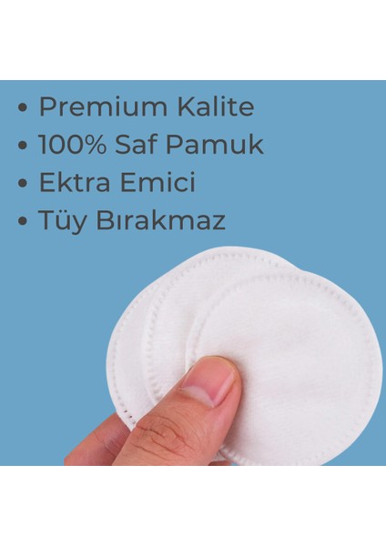 Yuvarlak Makyaj Temizleme Pamuğu -%100 Saf Premium Kalite Disk Pamuk, Fondöten ve Makyaj Çıkarma Pedi, Tüy Bırakmaz, Yumuşak ve Taşınabilir fiyatları