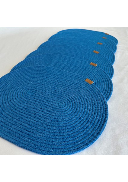 Jüt Supla Oval Mavi 30X40 6lı