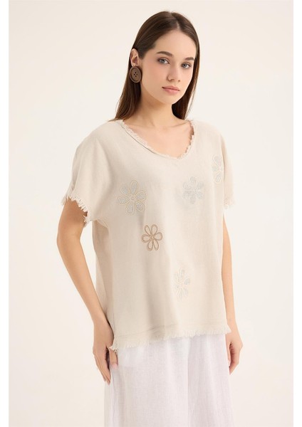 Keten Bluz modelleri