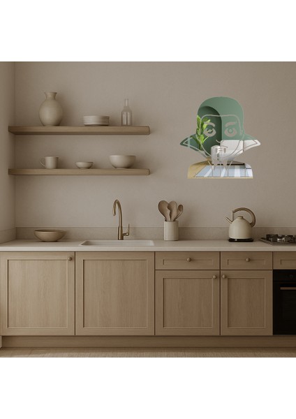Vampir Adam Emoji Iç Mekan Aynalı Tablosu - BRNTEK4359-4486 modelleri