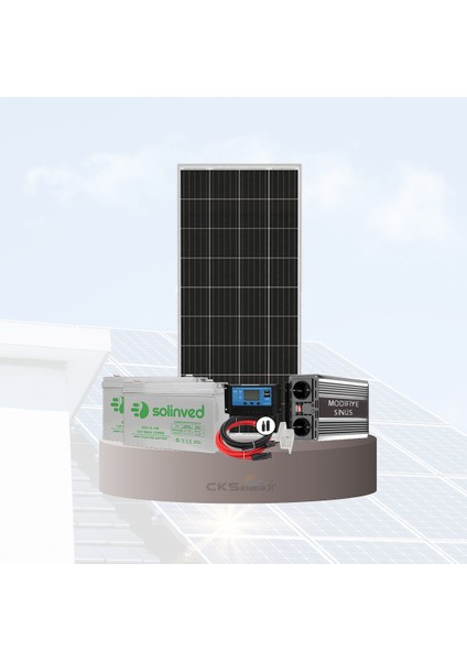 Solar Güneş Enerji Sistemi Aydınlatma ve Tv Paketi (Tak-Kullan)