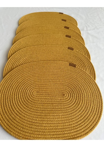 Jüt Supla Oval Hardal 30X40 6lı modelleri