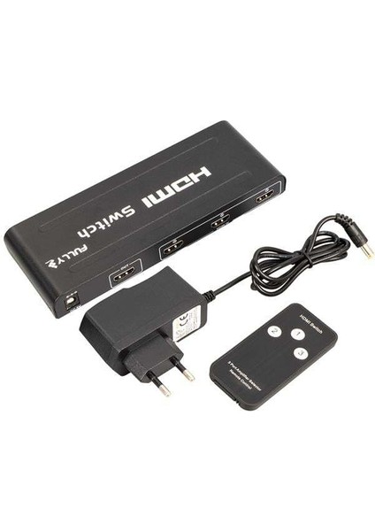 Fully G-538H 3 Giriş 1 Çıkış Hdmi Switcher Toplayıcı Metal Kasa Adaptörlü modelleri