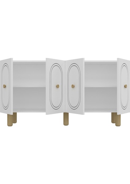 Polenct Bohem Konsol (KB150), Bohem Tv Ünitesi 2 Li Salon Takımı Beyaz-Beyaz modelleri