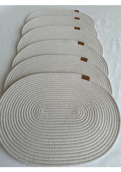 Jüt Supla Oval Beyaz 30X40 6lı fiyatları