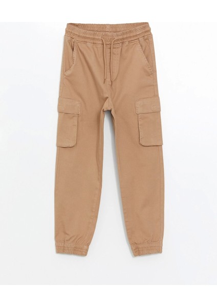 Lcw Kids Bej Beli Lastikli Erkek Çocuk Kargo Jogger Pantolon modelleri