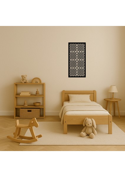 Dekoratif Çiçek ve Abstrakt Desenli Tablo - BRNTEK2128-9441 modelleri