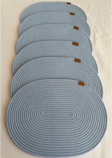Jüt Supla Oval Açık Mavi 30X40 6lı fiyatları