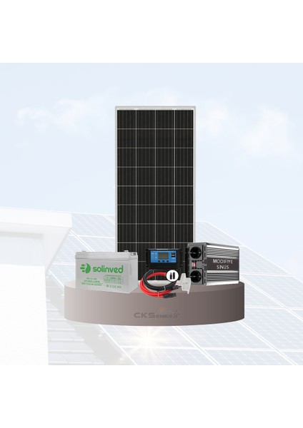 Solar Güneş Enerji Sistemi Aydınlatma Paketi (Tak-Kullan)