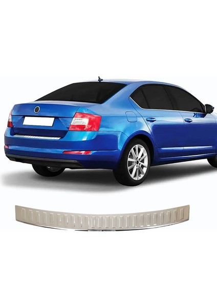 Skoda Octavia A7 Sd Uyumlu 2013-2016 Krom Arka Tampon Üstü Koruma Paslanmaz Çelik fiyatları