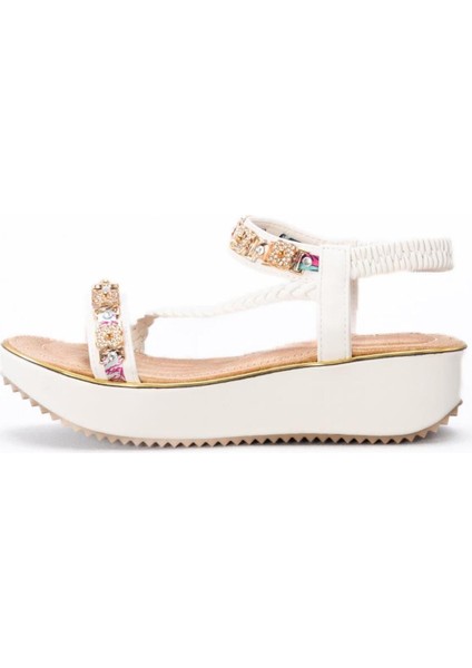 Kadın Taşlı Sandalet 24Y121-5