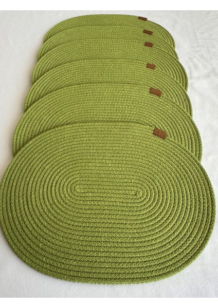 Jüt Supla Oval Fıstık Yeşili 30X40 6lı modelleri