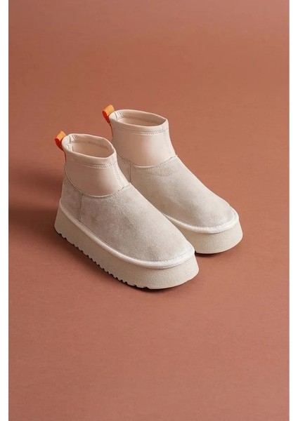 Süet Içi Kürklü Lastikli Bağcıksız Kalın Taban Kadın Bot fırsatları