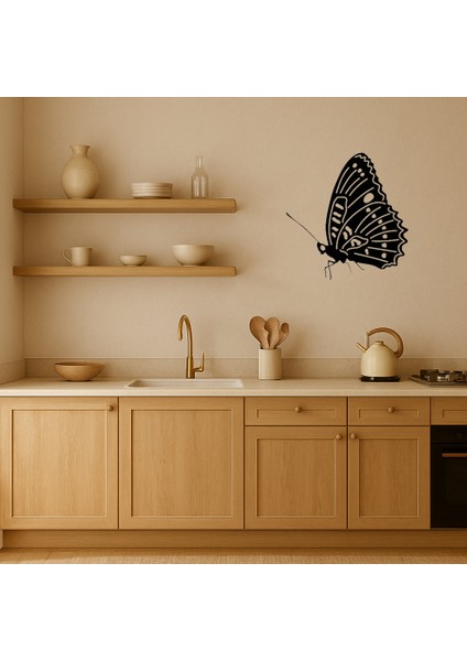 Şık Kelebek Motifli Duvar Dekoru - BRNTEK5445-2564 fiyatları
