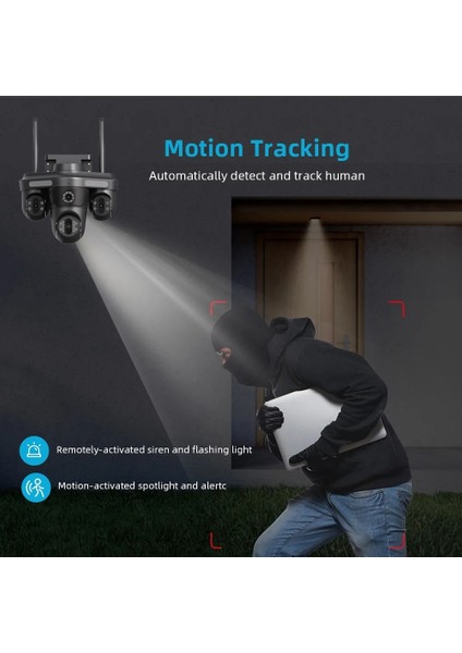 Avenir AV-S316 4 Kameralı 16MP 3 Ptz Dönebilen Wifi Sesli Kamera fiyatları