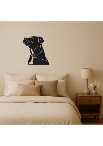 Köpek Yüzü Motifli Dekoratif Tablo - BRNTEK6467-9987