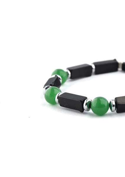 Aventurin ve Oltu Taşı Bileklik