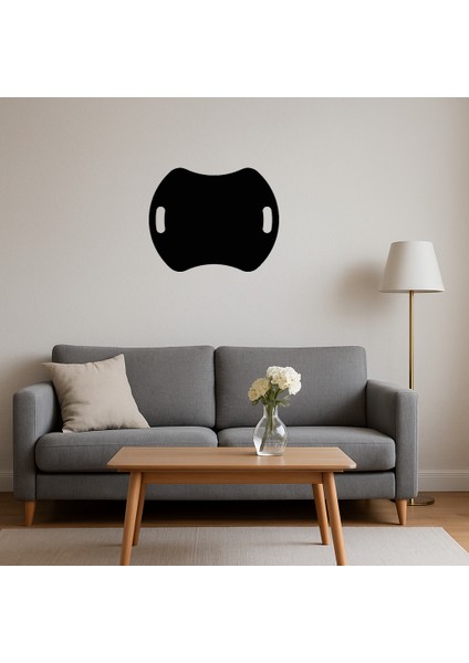 Geometrik Siyah Mdf Dekoratif Tablo - BRNTEK3935-2790 fırsatları
