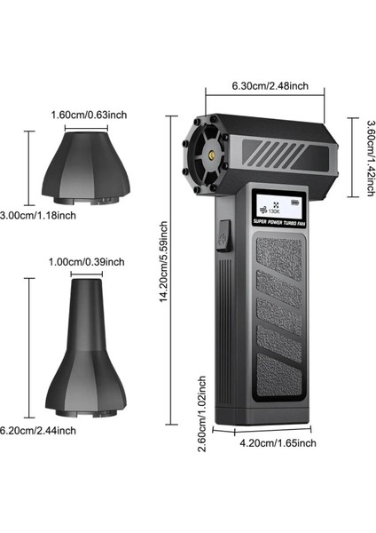Işıklı Mini Turbo Jet Fan 130000RPM Araba Aksesuarları Temizleme Üfleyici Aracı Kar Üfleyen fiyatları