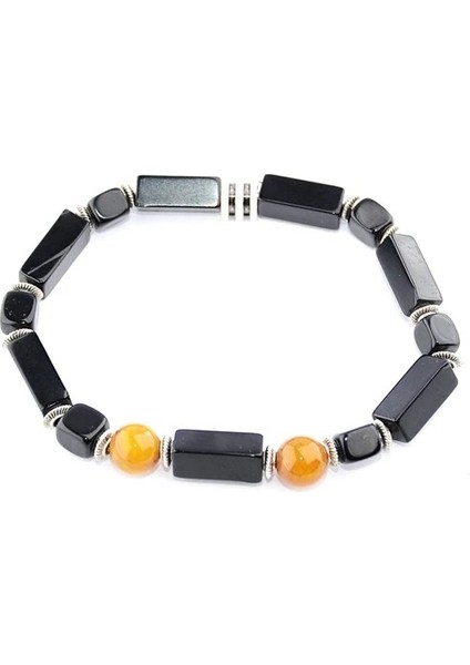 2'li Hematit ve Kesme Oltu Taşı Bileklik fiyatları