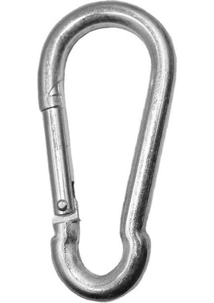 Paslanmaz 304 Krom Sabit Karabina – Halat ve Zincir Bağlantı Aparatı | Dayanıklı ve Estetik (7 Mm) 6'lı Paket