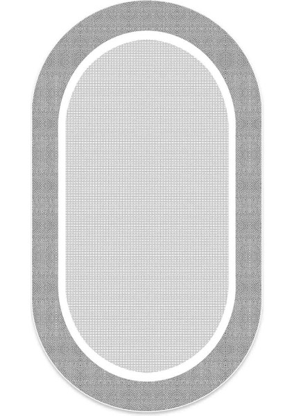 Dijital Kaymaz Yıkanabilir Jüt Sisal Görünümlü Oval Salon Halısı Mutfak Halısı Yolluk DC-OVAL7340 fiyatları