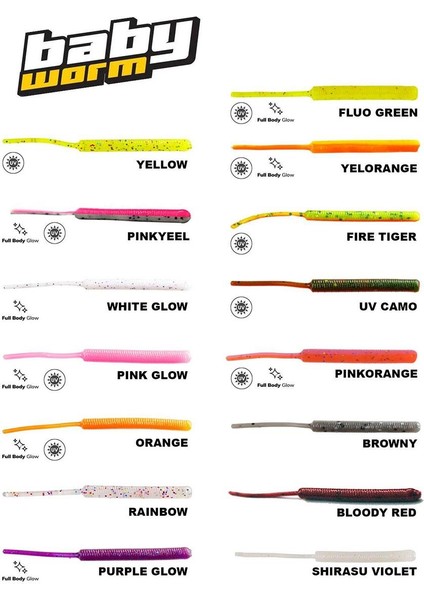 Baby Worm 5.2 cm Floating Lrf Silikonu fiyatları