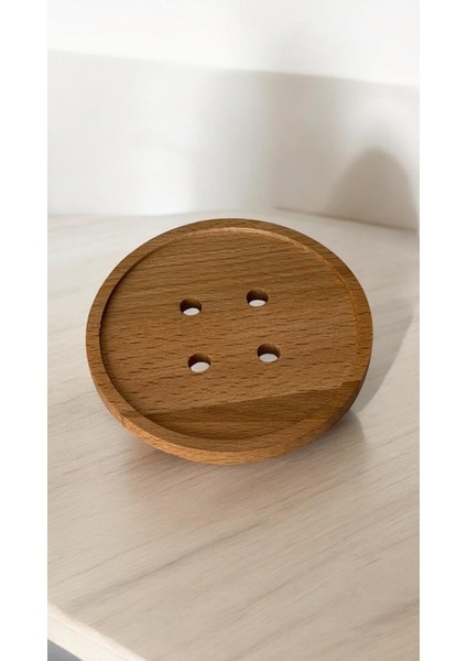 Keyif Ahşap Bardak Altlığı Düğme Figürlü 4 Lü fiyatları