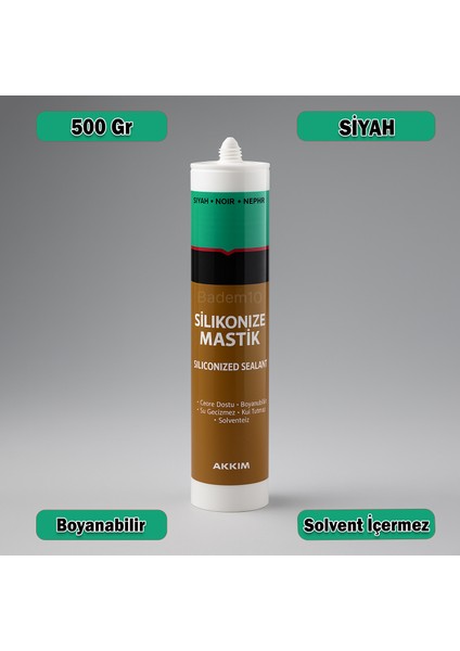 Mastik Silikonize Siyah Renk Boyanabilir Suya Dayanıklı Solventsiz Banyo Pencere Yapı Dolgu Malzeme fırsatları