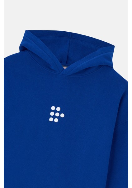 Dots Supersoft Hoodie - Saks Mavi fırsatları
