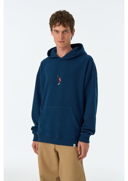 King Supersoft Hoodie - Lacivert modelleri